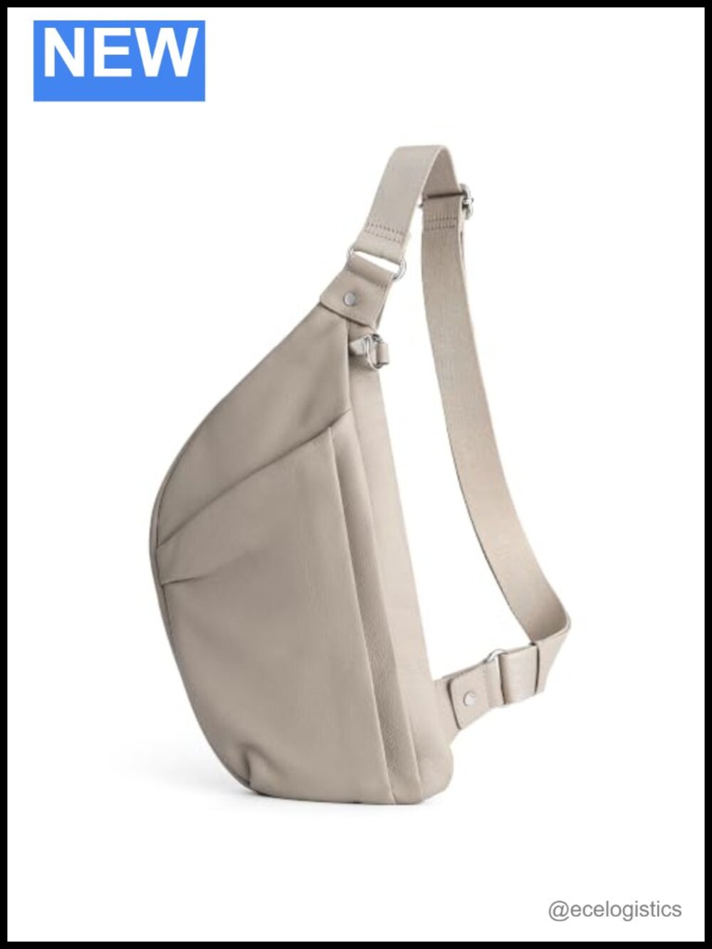 Genuine Leather Anti-Theft Crossbody Sling Bag for Women & Men, Slim, RFID